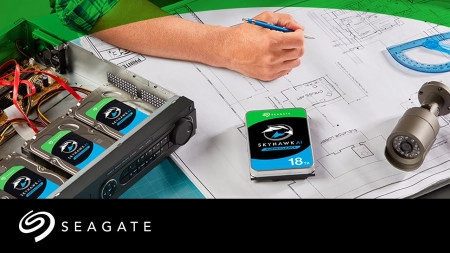 Жесткие диски Seagate SkyHawk для систем видеонаблюдения