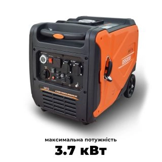 Инверторный бензиновый генератор BISON BS5000I максимальная мощность 3.7 кВт