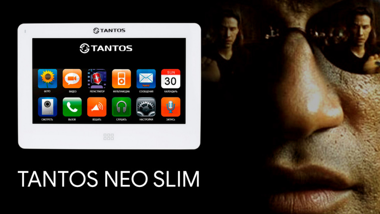 Обзор видеодомофона NEO Slim от бренда Tantos