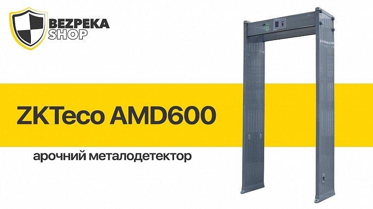 Видеообзор арочного металлодетектора ZKTeco AMD600